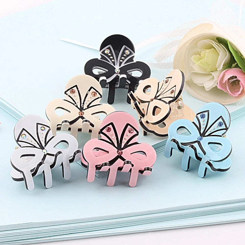 2Pcs/lot Bowknot Design Female Acrylic Small Crab Hair Claw Cute Candy Crystal Barrettes Women Hair Accessories Girl Gifts F150
2Pcs/lot Bowknot Design Female Acrylic Small Crab Hair Claw Cute Candy Crystal Barrettes Women Hair Accessories Girl Gifts F150