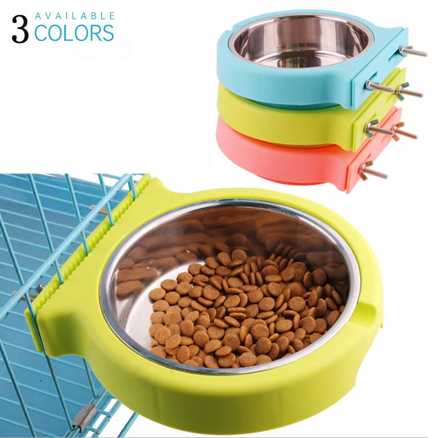 Pet Bowl Hanging Bowl Dog Cat Stainless Steel Plastic Bowl Feeder Easy To Clean Drop Resistant Pet Supplies Comedero Perro
Pet Bowl Hanging Bowl Dog Cat Stainless Steel Plastic Bowl Feeder Easy To Clean Drop Resistant Pet Supplies Comedero Perro