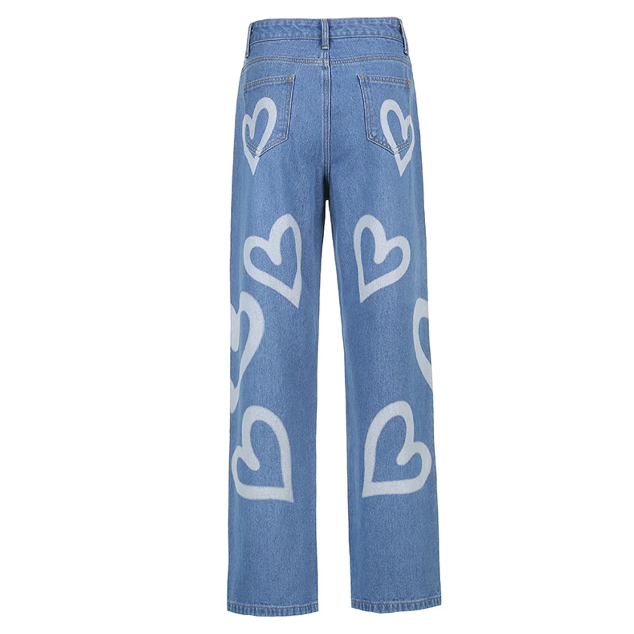 2020 Vintage Heart Printed Y2K Baggy Jeans Women High Waist Harajuku Aesthetic Jeans Hip Hop Denim Streetwear Straight Trousers
2020 Vintage Heart Printed Y2K Baggy Jeans Women High Waist Harajuku Aesthetic Jeans Hip Hop Denim Streetwear Straight Trousers