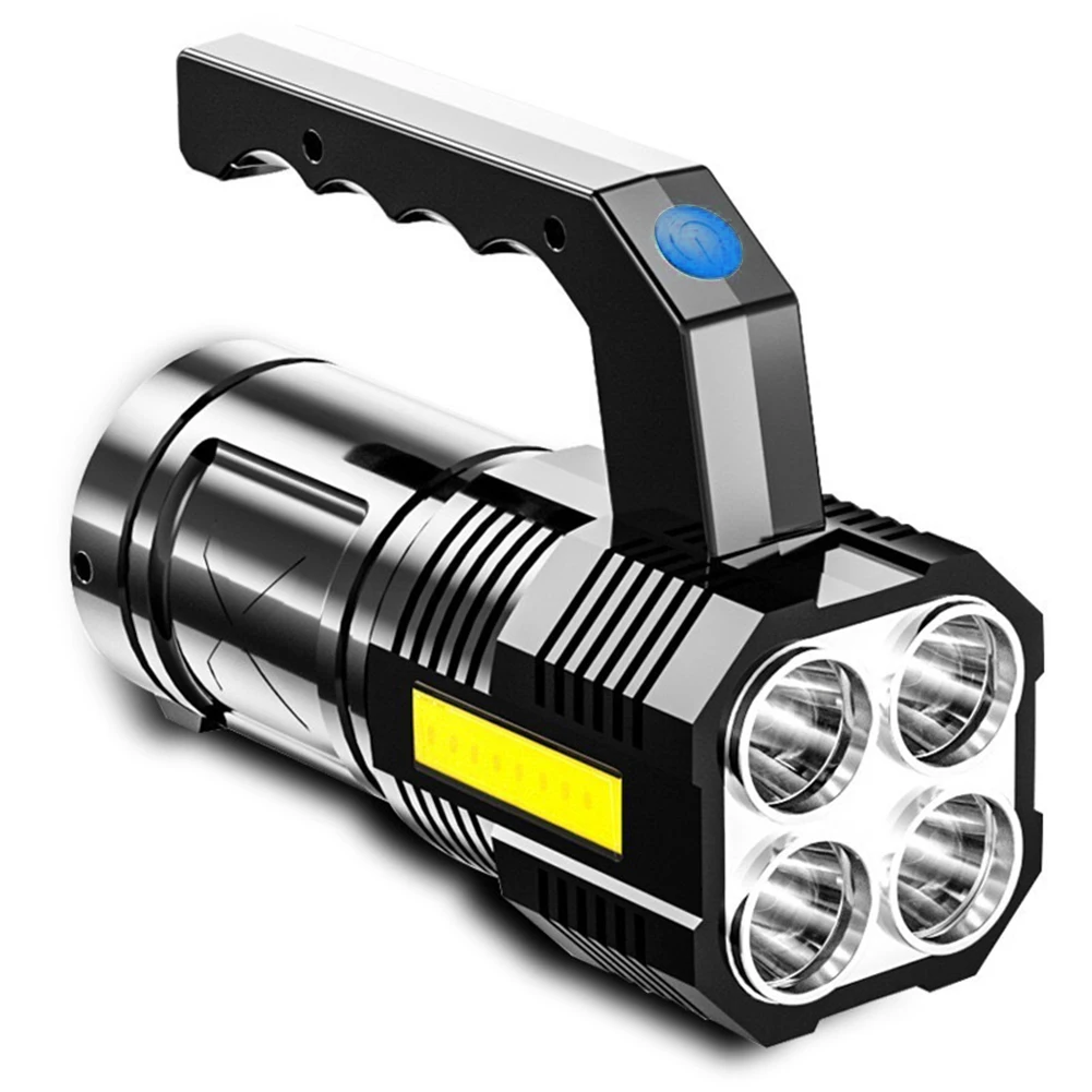 Handheld Searchlight USB Rechargeable 2 Modes Flashlight Waterproof for Camping Hiking Fishing Hurricane Emergency
Handheld Searchlight USB Rechargeable 2 Modes Flashlight Waterproof for Camping Hiking Fishing Hurricane Emergency