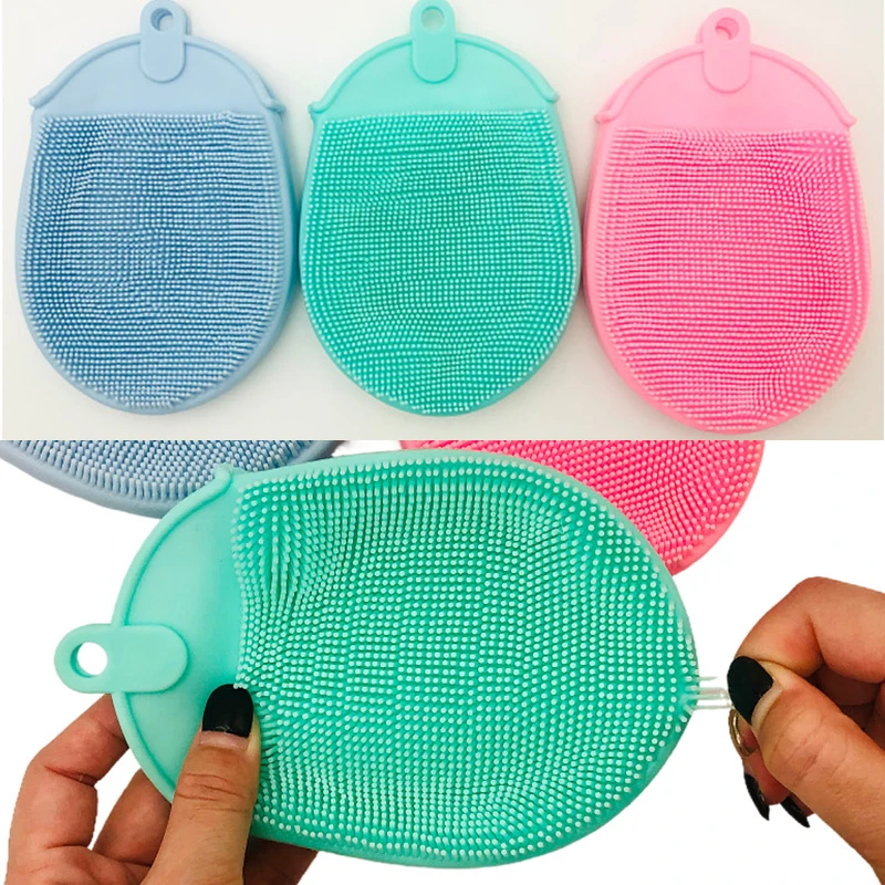 Silicone Massage Bath Brush with Hook Soft Exfoliating Gloves Baby Showers Cleaning Brush Mud Dirt Remover Scrub Showers Bubble
Silicone Massage Bath Brush with Hook Soft Exfoliating Gloves Baby Showers Cleaning Brush Mud Dirt Remover Scrub Showers Bubble