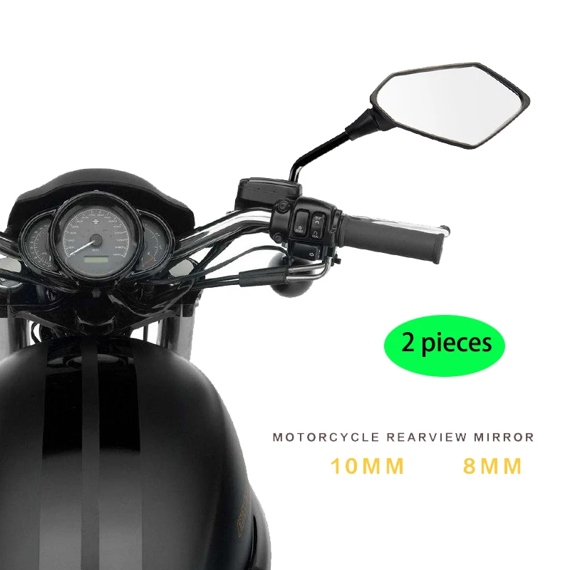 2Pcs/Pair Universial 8mm 10mm Motorcycle Mirror Scooter E-Bike Rearview Mirrors Electromobile Back Side Convex Mirror
2Pcs/Pair Universial 8mm 10mm Motorcycle Mirror Scooter E-Bike Rearview Mirrors Electromobile Back Side Convex Mirror