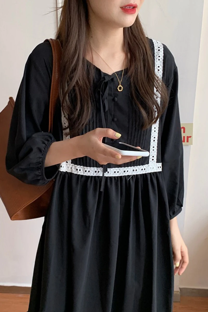 WHCW CGDSR woman party 2020 print long sleeve elegant a-line dress women dresses autumn winter vintage new korean style patchwor
WHCW CGDSR woman party 2020 print long sleeve elegant a-line dress women dresses autumn winter vintage new korean style patchwor