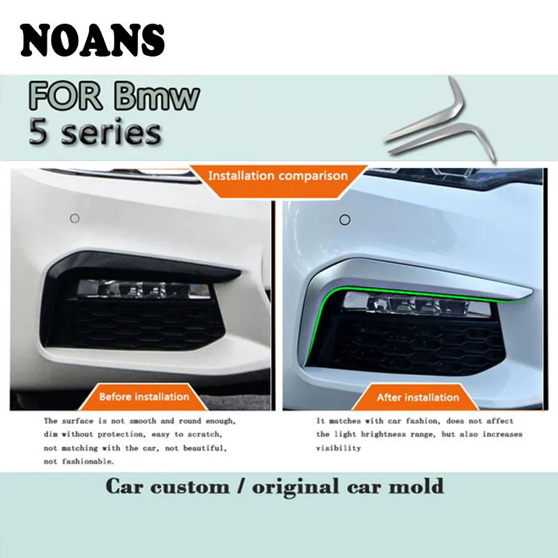 NOANS Auto Car Styling 3D Light Cover Eyebrow Front Fog Lamp shade Frame Sticker For BMW G30 5 Series 2017 2018 Accessories
NOANS Auto Car Styling 3D Light Cover Eyebrow Front Fog Lamp shade Frame Sticker For BMW G30 5 Series 2017 2018 Accessories