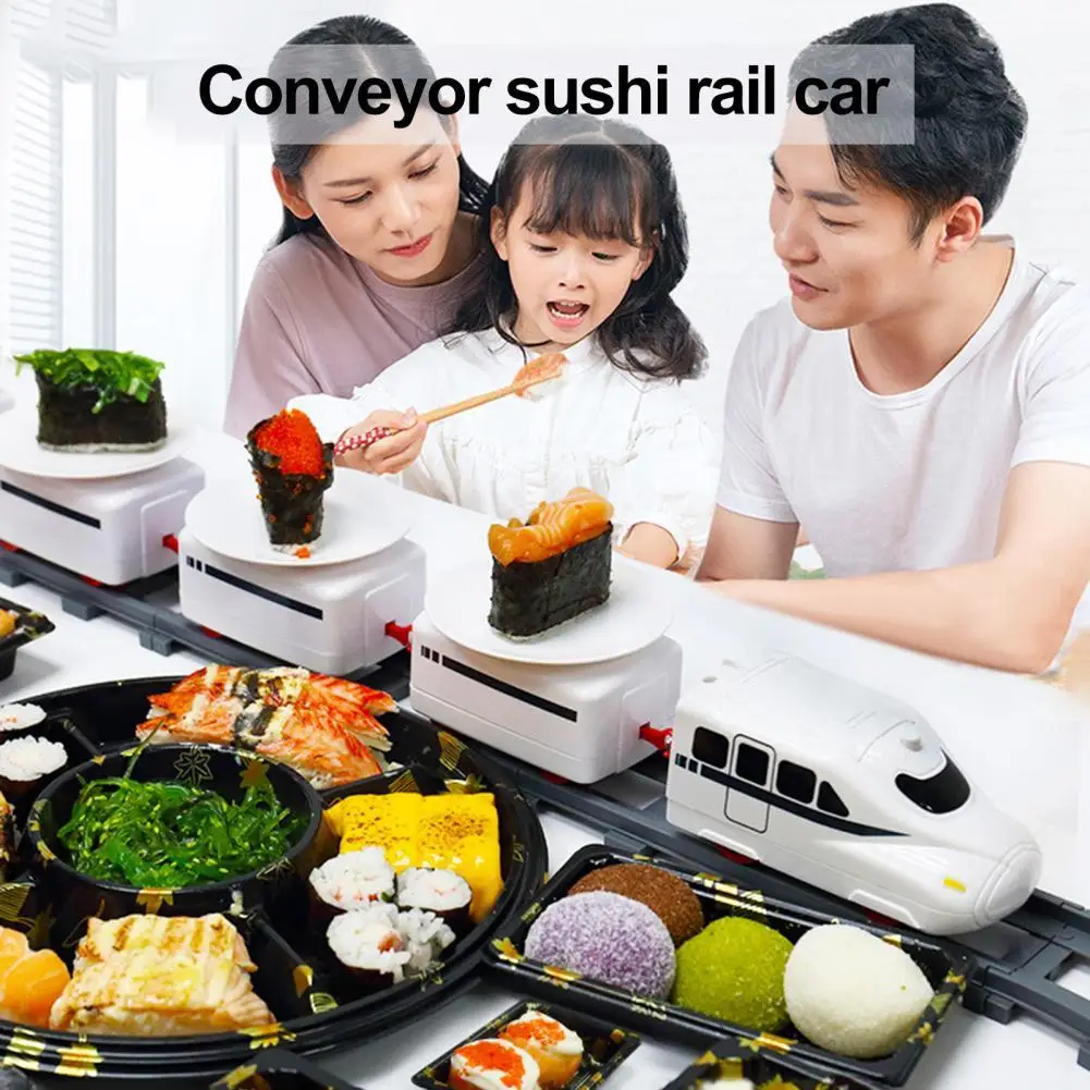 Train Tracks Lifelike Bright Color Plastic Toddler Gift Sushi Train for Children
Train Tracks Lifelike Bright Color Plastic Toddler Gift Sushi Train for Children