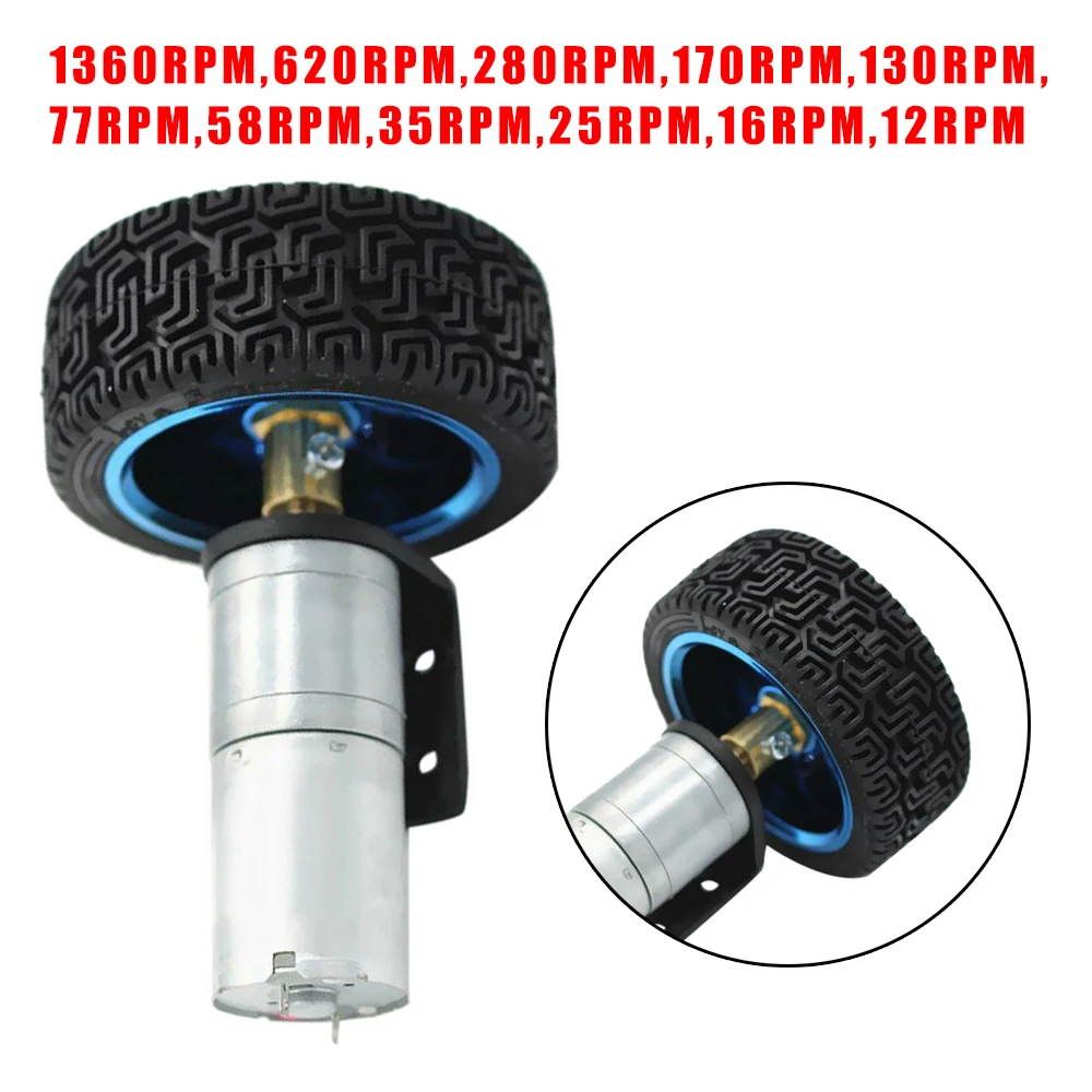 Plastic Tire Wheel W/ DC 12V Gear Motor Replace For Robot, Smart Car, Measurement Equipment High Quality
Plastic Tire Wheel W/ DC 12V Gear Motor Replace For Robot, Smart Car, Measurement Equipment High Quality