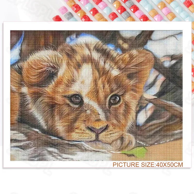 Diy Diamond Painting Modern Wild Protected Animals Carnivores Lion Paintings Living Room Bedroom Decoration Paintings 
Diy Diamond Painting Modern Wild Protected Animals Carnivores Lion Paintings Living Room Bedroom Decoration Paintings