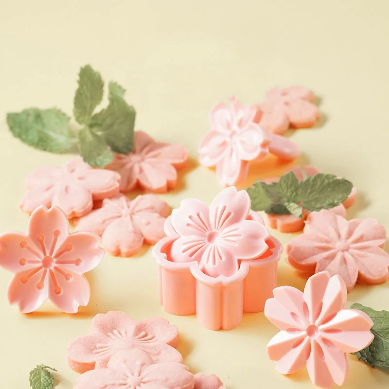 1 Set Cherry Blossom Powder Biscuit Mould Cookie Cranberry Steamed Buns Pressed Fancy Baking Tool Mould 
1 Set Cherry Blossom Powder Biscuit Mould Cookie Cranberry Steamed Buns Pressed Fancy Baking Tool Mould