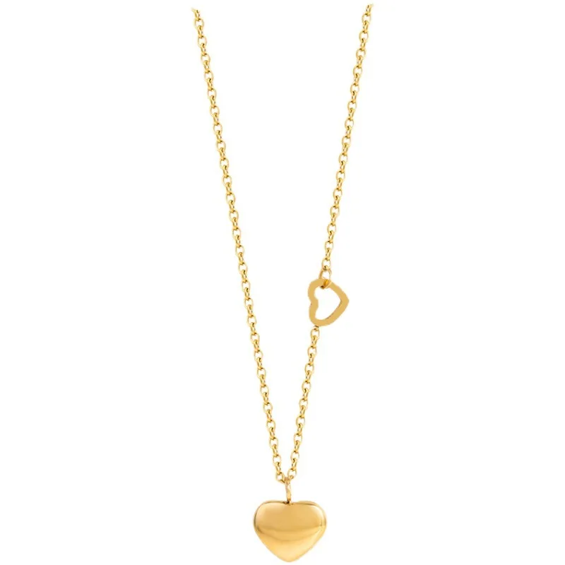 Women Love Heart Pendants 2021 New Design Clavicle Chain Birthday Gift Korean Style Necklace for Girl Simple Asymmetric Alloy
Women Love Heart Pendants 2021 New Design Clavicle Chain Birthday Gift Korean Style Necklace for Girl Simple Asymmetric Alloy