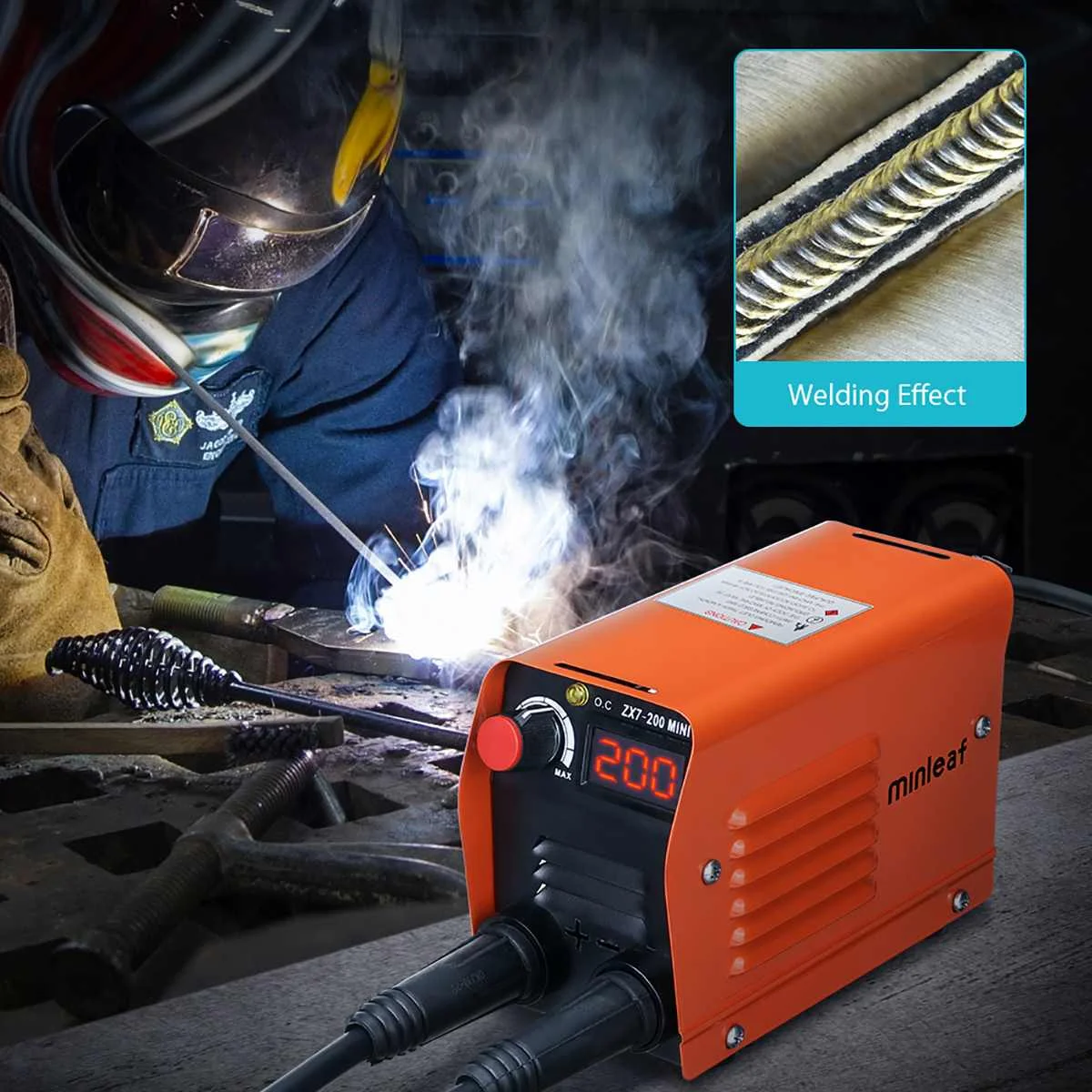ZX7-200 200A 220V Mini Portable Electric Welding Machine Digital Display IGBT DC Inverter ARC MMA Stick Welder
ZX7-200 200A 220V Mini Portable Electric Welding Machine Digital Display IGBT DC Inverter ARC MMA Stick Welder
