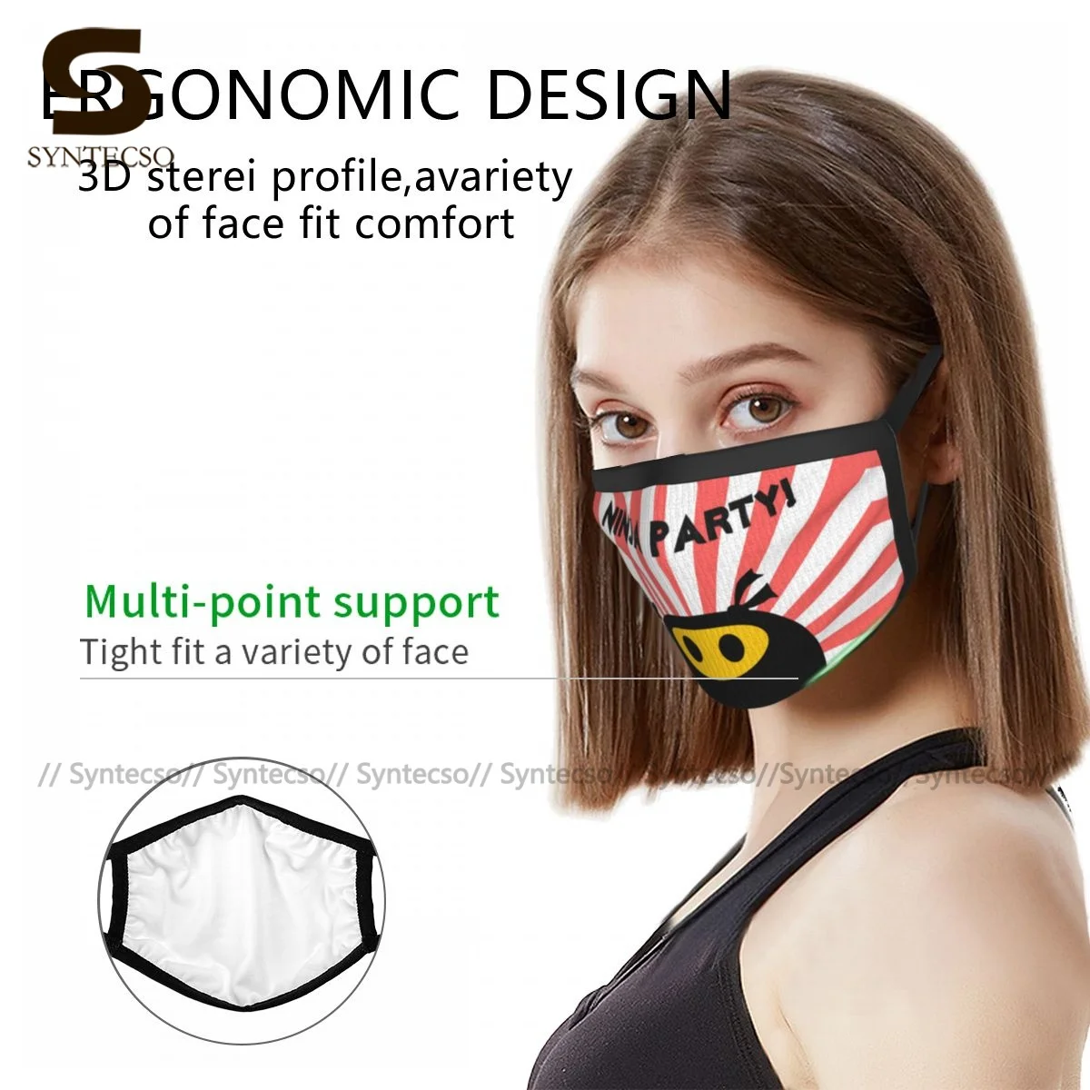 Ninja Face Mask Charm Breathe Easy Cool Unisex Polyester Facial Mouth Mask 
Ninja Face Mask Charm Breathe Easy Cool Unisex Polyester Facial Mouth Mask