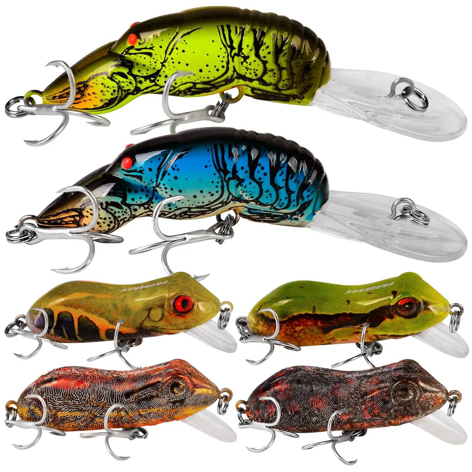 Набор универсальных смешанных рыболовных приманок VALHALLA 6 шт., кренкбейт, гольян, искусственные жесткие приманки, Спиннеры, воблер, набор при...
Набор универсальных смешанных рыболовных приманок VALHALLA 6 шт., кренкбейт, гольян, искусственные жесткие приманки, Спиннеры, воблер, набор при...