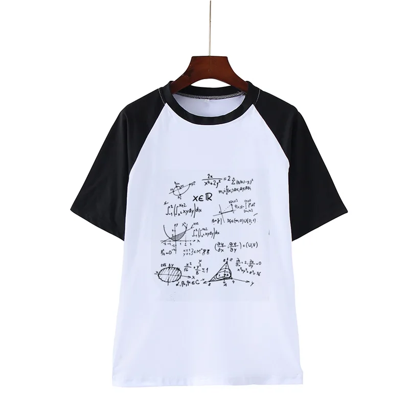 Cross-border European and American fashion Mathematical geometry Mathematical personality interest T-shirt
Cross-border European and American fashion Mathematical geometry Mathematical personality interest T-shirt