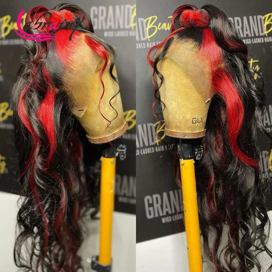 13X6 Hd Lace Frontal Wigs Highlight Burgundy Ombre Red Full Body Wave Lace Front Wavy Human Hair Wig 1B 99j Pre Plucked Woman
13X6 Hd Lace Frontal Wigs Highlight Burgundy Ombre Red Full Body Wave Lace Front Wavy Human Hair Wig 1B 99j Pre Plucked Woman