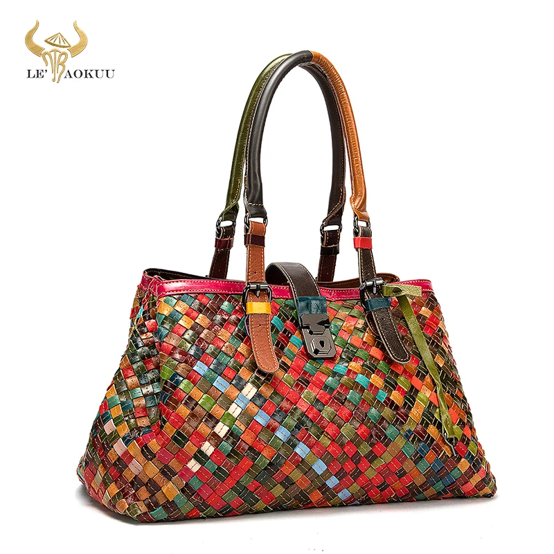 Bull Real Leather Women's Patchwork Female Luxury Purse Handbag Fashion Colorful Over Shoulder Messenger Designer Tote Bag 9068
Bull Real Leather Women's Patchwork Female Luxury Purse Handbag Fashion Colorful Over Shoulder Messenger Designer Tote Bag 9068