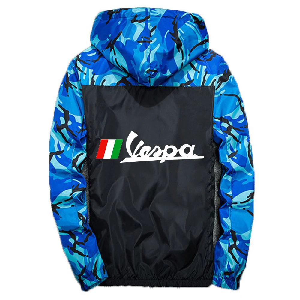 2021 Spring Autumn Men VESPA Street Camouflage Stitching Windbreaker Thin Jacket Male Casual Sport Tops Zipper Hoodies Coats
2021 Spring Autumn Men VESPA Street Camouflage Stitching Windbreaker Thin Jacket Male Casual Sport Tops Zipper Hoodies Coats