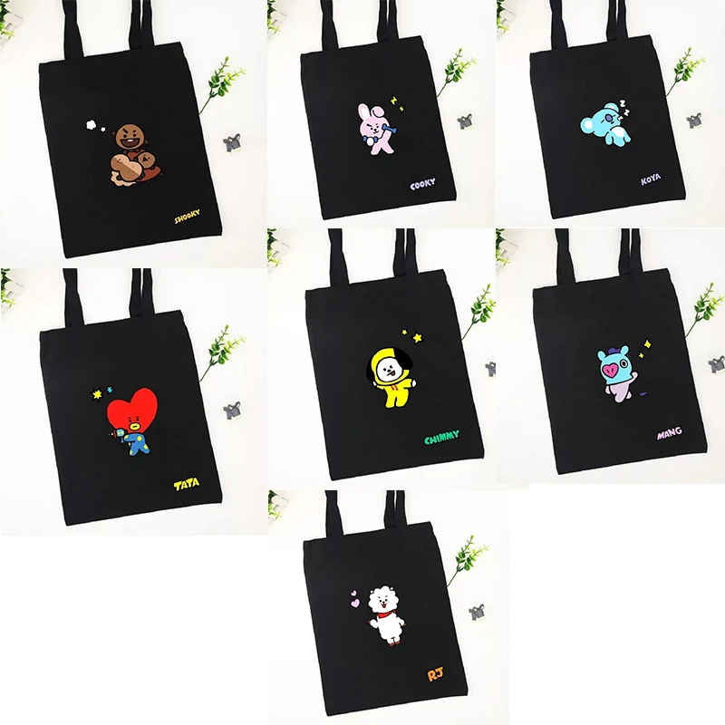 HQBTSC Bangtan Boys Groups Cartoon image of the same shoulder bag canvas storage bag canvas bag
HQBTSC Bangtan Boys Groups Cartoon image of the same shoulder bag canvas storage bag canvas bag