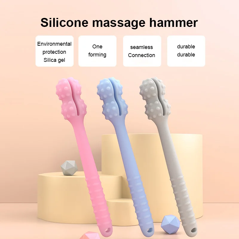 Full-silicone hand-held meridian pats health and fitness body beat massage pat Gua Sha massage beat
Full-silicone hand-held meridian pats health and fitness body beat massage pat Gua Sha massage beat