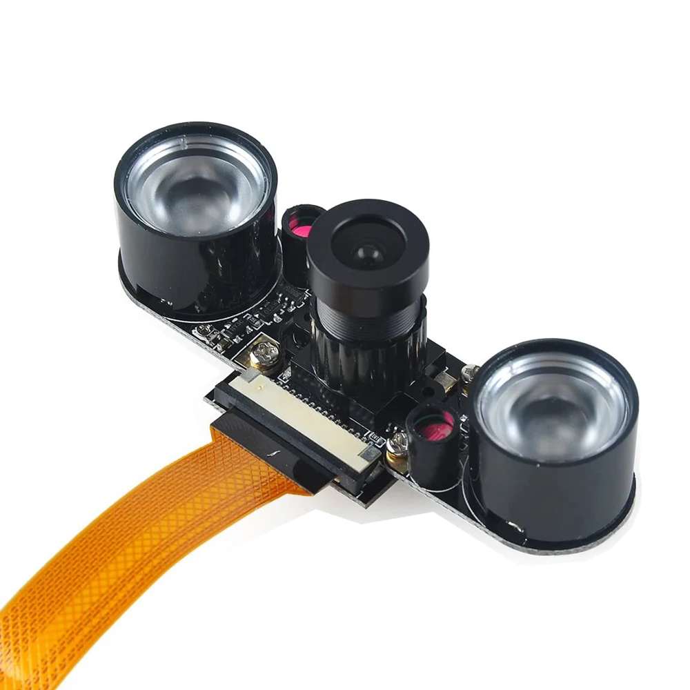 For Raspberry Pi Zero Night Vision Camera 5MP 1080P Video Camera 2 Infrared IR LED Light For Raspberry Pi Zero V1.3 Zero W
For Raspberry Pi Zero Night Vision Camera 5MP 1080P Video Camera 2 Infrared IR LED Light For Raspberry Pi Zero V1.3 Zero W