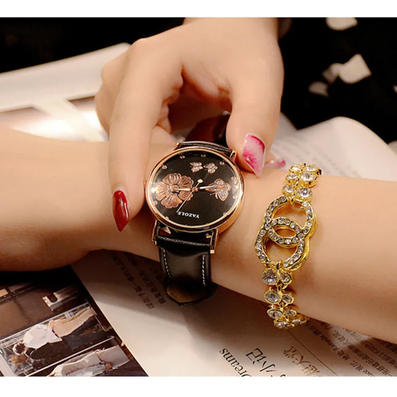 YAZOLE Top Brand Fashion Women Watch Butterfly Rose Gold Luxury Rhinestone Quartz Watches Hour Montre Femme Reloj Mujer
YAZOLE Top Brand Fashion Women Watch Butterfly Rose Gold Luxury Rhinestone Quartz Watches Hour Montre Femme Reloj Mujer