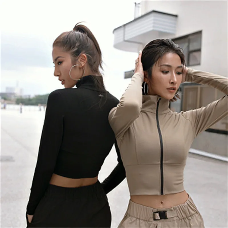 Yoga Top Sports Yoga Long Sleeve Chest Pad Sleeve Exercise Workout Long Women Yoga Tops Crop Running Fitness Gym Exposed Navel
Yoga Top Sports Yoga Long Sleeve Chest Pad Sleeve Exercise Workout Long Women Yoga Tops Crop Running Fitness Gym Exposed Navel