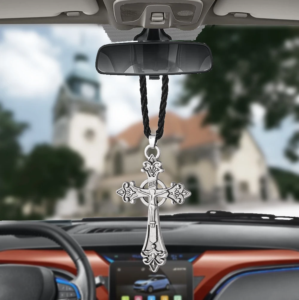 Cars Accessories Car Pendant Archaize Jesus Crucifix Cross Ornaments Charms Rearview Mirror Decoration Hanging Auto Decor Gifts
Cars Accessories Car Pendant Archaize Jesus Crucifix Cross Ornaments Charms Rearview Mirror Decoration Hanging Auto Decor Gifts
