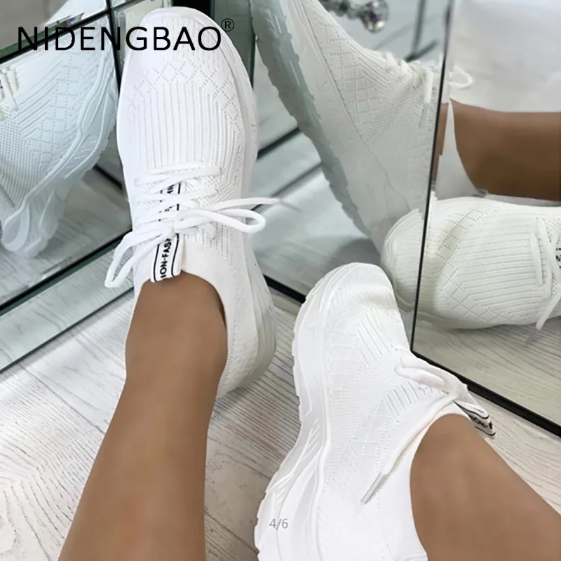 2021 Women Sneaker Mesh Breathable Shoes Flat Casual Female Lace-up Walking Running Trainers Vulcanized Shoes Zapatillas Mujer 
2021 Women Sneaker Mesh Breathable Shoes Flat Casual Female Lace-up Walking Running Trainers Vulcanized Shoes Zapatillas Mujer