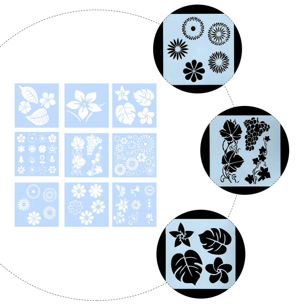 18pcs Flower Stencil Spring Summer Stencil Template Drawing Template for Craft
18pcs Flower Stencil Spring Summer Stencil Template Drawing Template for Craft