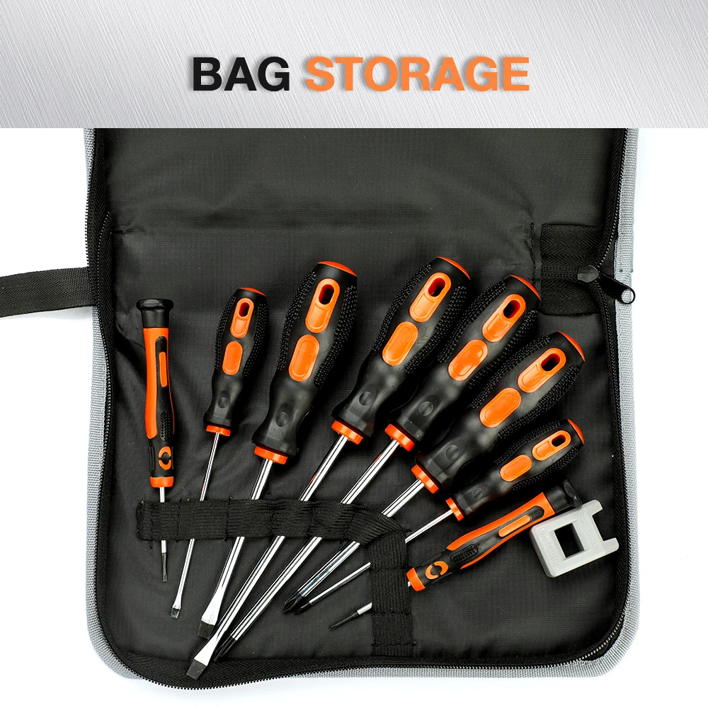 AIRAJ Screwdriver Set Multifunctional Appliance Parts Repair Hand Tool with Magnetizer and Storage Bag
AIRAJ Screwdriver Set Multifunctional Appliance Parts Repair Hand Tool with Magnetizer and Storage Bag