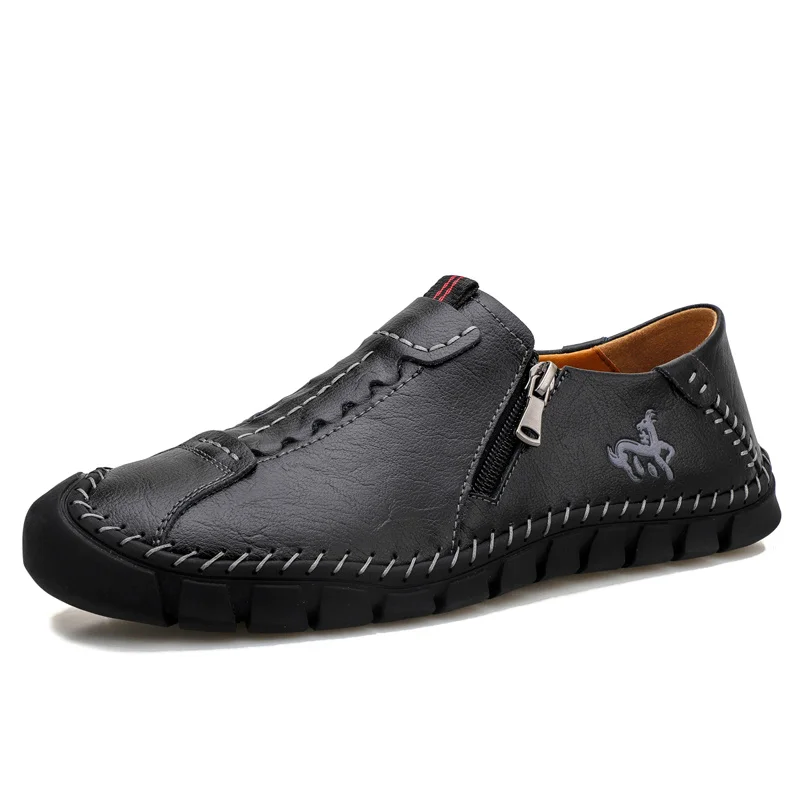 Loafers Men Casual Shoes Microfiber Leather 2021 New Hiking Sneakers Side Zipper for Men's Casual Shoes Fashion Peas Shoes
Loafers Men Casual Shoes Microfiber Leather 2021 New Hiking Sneakers Side Zipper for Men's Casual Shoes Fashion Peas Shoes