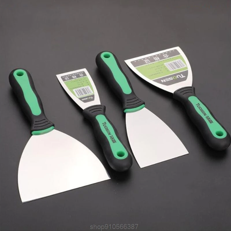 6 Pcs Putty Knives Set Scrapers and Filling Knives Cement Shovel Blade with Anti-slip Plastic Handle DIY
6 Pcs Putty Knives Set Scrapers and Filling Knives Cement Shovel Blade with Anti-slip Plastic Handle DIY