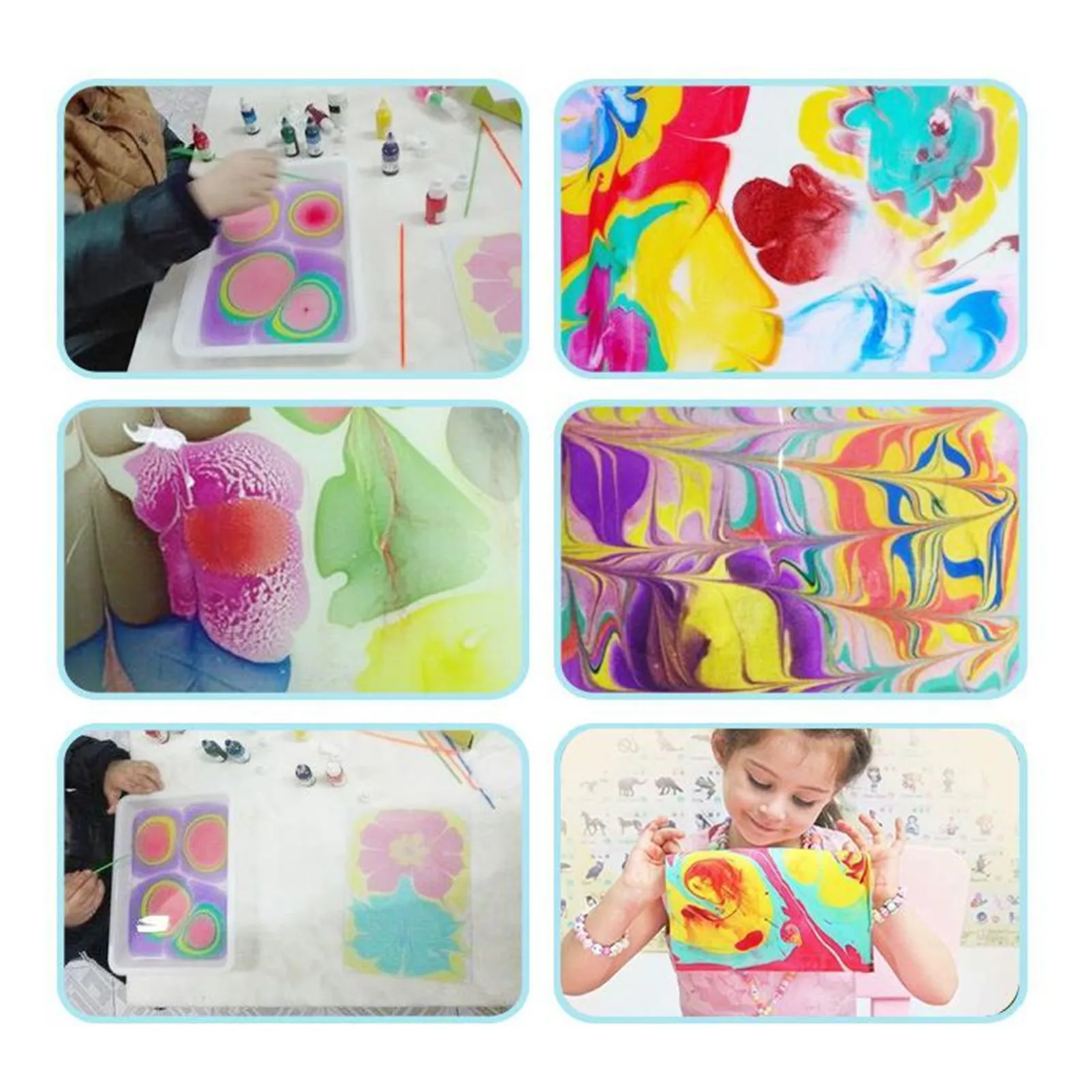 Hydrographics Water Transfer Painting Set Creative Art Set Of 6 Colors Painting Tools Marbling Painting On Water Drawing Tools
Hydrographics Water Transfer Painting Set Creative Art Set Of 6 Colors Painting Tools Marbling Painting On Water Drawing Tools