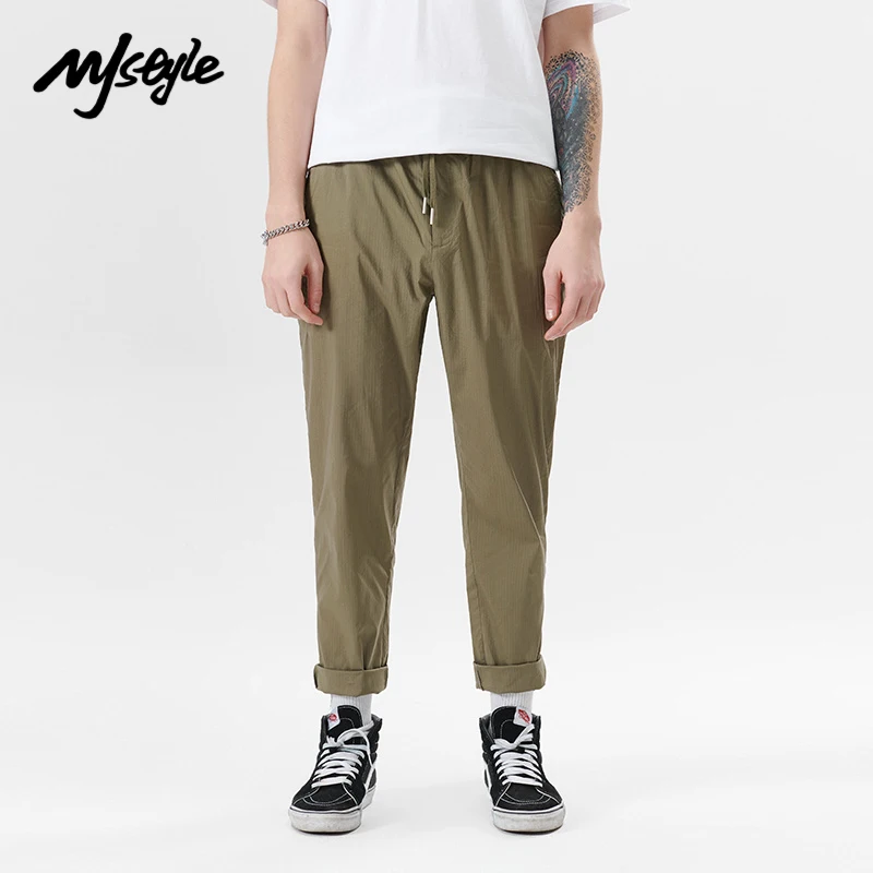 MJstyle 2021 Fall Winter Mens Regular fit Long Pants Elastic Waist Drawstring front Trousers Korean Style 721530007
MJstyle 2021 Fall Winter Mens Regular fit Long Pants Elastic Waist Drawstring front Trousers Korean Style 721530007