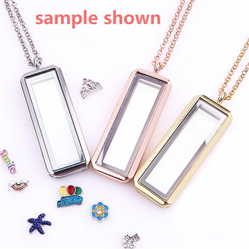 10pcs/lot Alloy Upright Rectangle Floating Charm plain Locket Magnetic Living Glass Memory Locket Pendants for charms necklace
10pcs/lot Alloy Upright Rectangle Floating Charm plain Locket Magnetic Living Glass Memory Locket Pendants for charms necklace
