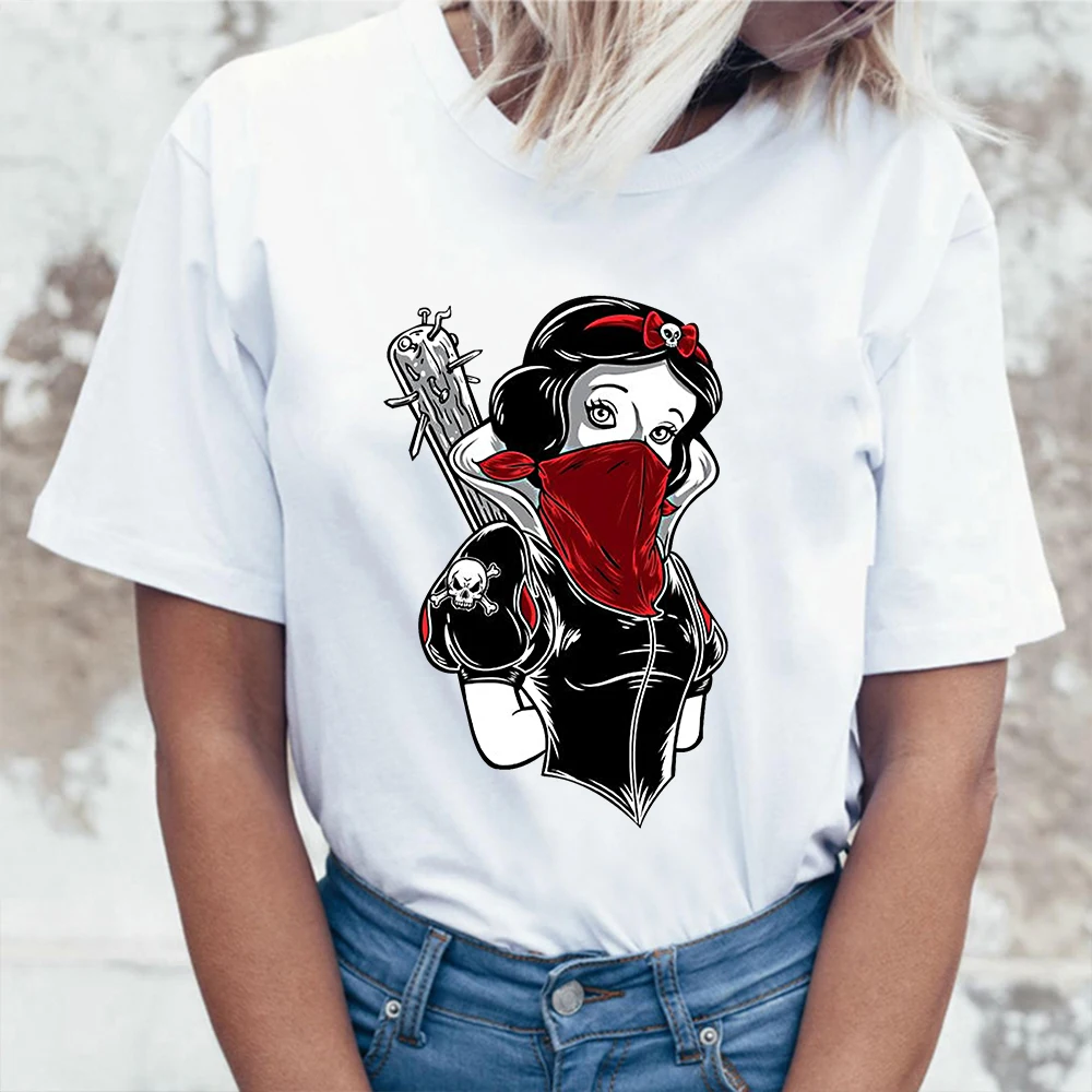 Disney Women's Princess Snow White Print Cartoon Girl Casual O-neck Short Sleeved Fashion Oversized Femme Tees Aesthetic Clothes
Disney Women's Princess Snow White Print Cartoon Girl Casual O-neck Short Sleeved Fashion Oversized Femme Tees Aesthetic Clothes