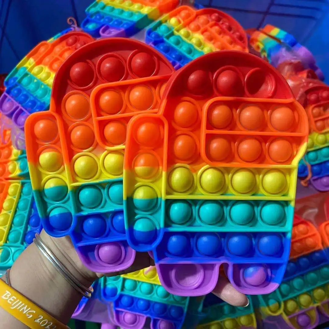Push Pop Bubble Fidget Antistress Toys Rainbow Robot Pop Fidget Autism Needs Squishy Stress Reliever Squishy Toy
Push Pop Bubble Fidget Antistress Toys Rainbow Robot Pop Fidget Autism Needs Squishy Stress Reliever Squishy Toy