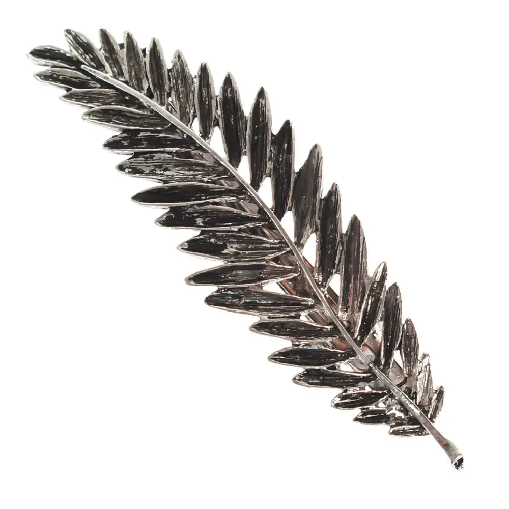 Fashion Hairpins Vintage Metal Leaf Hair Clip For Women Girl Hair Accessories Hairgrip Delicate Retro Feather Ornament New
Fashion Hairpins Vintage Metal Leaf Hair Clip For Women Girl Hair Accessories Hairgrip Delicate Retro Feather Ornament New