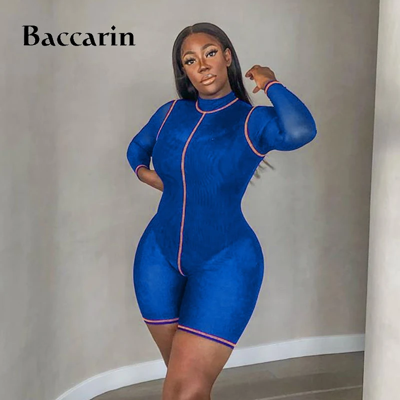 Stripe Women Zipper Playsuit Long Sleeve Bodycon Sexy Streetwear Stretch Sporty Push Up Workout Combishort Autumn Winter
Stripe Women Zipper Playsuit Long Sleeve Bodycon Sexy Streetwear Stretch Sporty Push Up Workout Combishort Autumn Winter