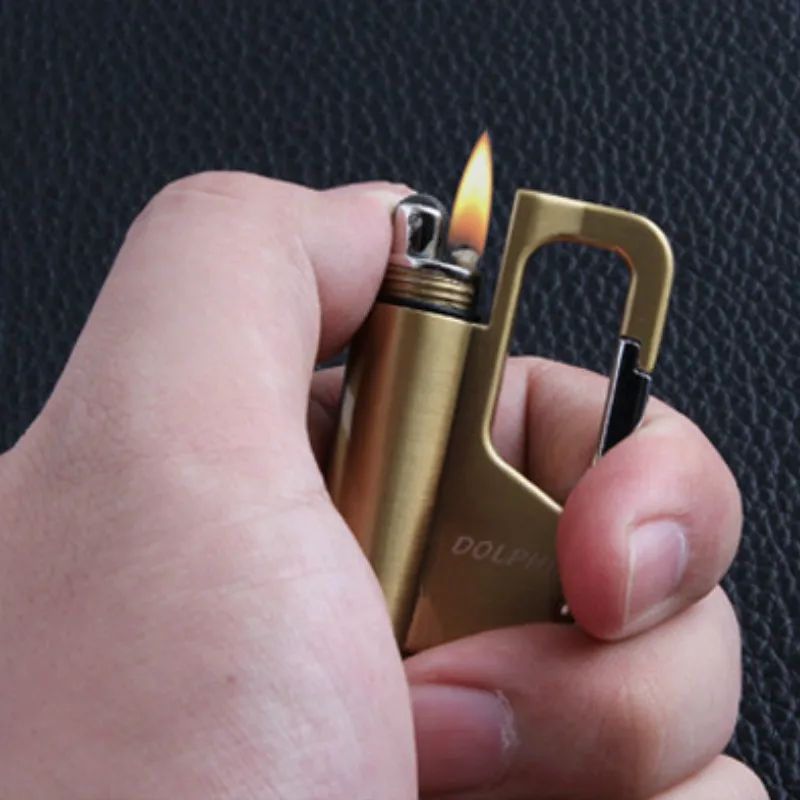 

Kerosene Lighter Creative 10000 Times Match Keychain Multifunctional Outdoor Waterproof Million Matches Fire Starter