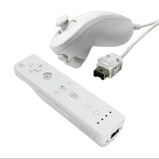 Новый пульт дистанционного управления и нунчак для Nintendo WII White|control setting|control