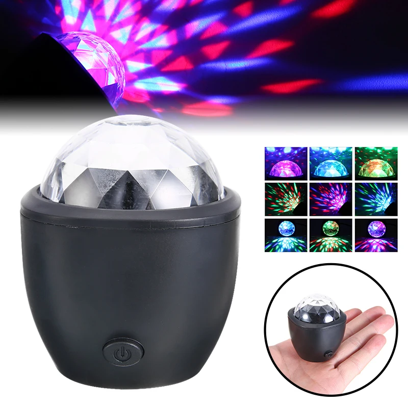 Mini Stage Light 3W USB Powered Actived Multicolor Disco Ball Effect Lamp For Home Party KTV Birthday Party
Mini Stage Light 3W USB Powered Actived Multicolor Disco Ball Effect Lamp For Home Party KTV Birthday Party