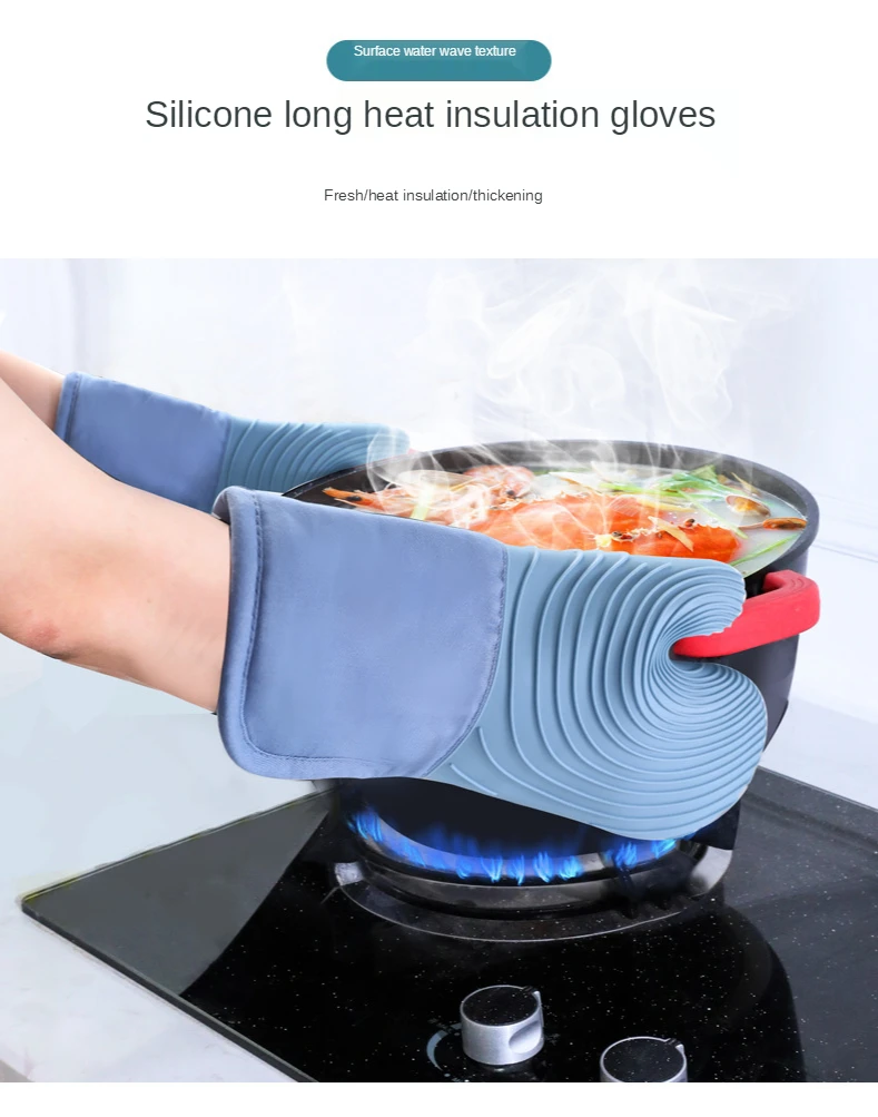Silicone gloves with cotton For kitchen for convenience baking accessories Potholder for kitchen oven gloves Heat insulation
Silicone gloves with cotton For kitchen for convenience baking accessories Potholder for kitchen oven gloves Heat insulation