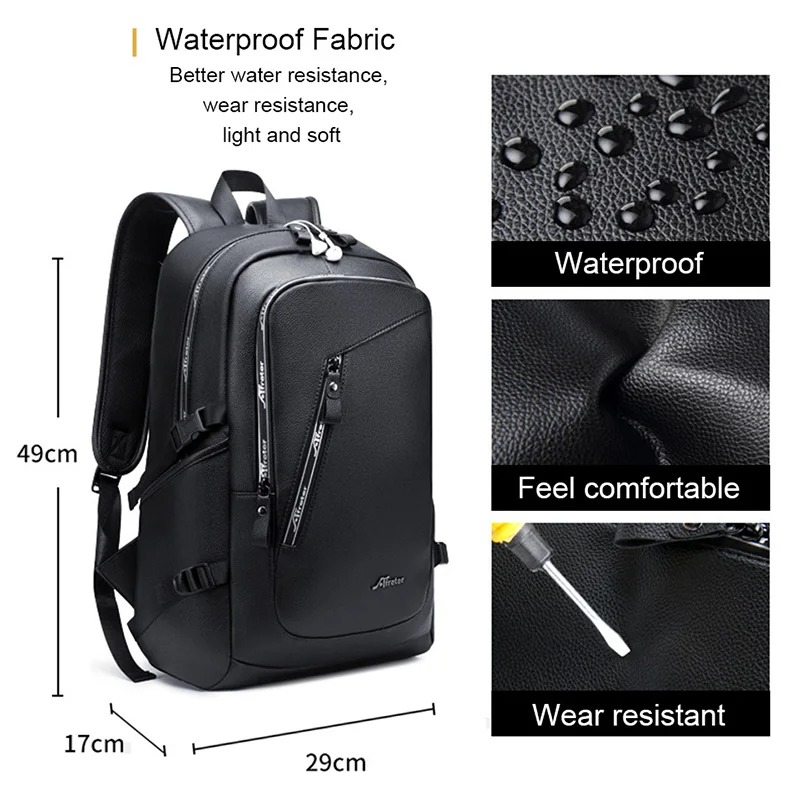 Multifunctional Usb Computer Waterproof Backpack Men Luxury Travel Bags Business PU Backpacks Man Big Capacity 16inch Laptop Bag
Multifunctional Usb Computer Waterproof Backpack Men Luxury Travel Bags Business PU Backpacks Man Big Capacity 16inch Laptop Bag