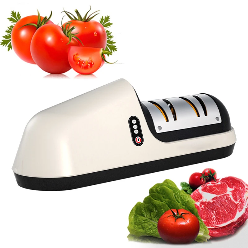 Professional Electric Knife Sharpener Household Knife Sharpener USB Powered Grinder Knife Blade Sharpening Kitchen Tools
Professional Electric Knife Sharpener Household Knife Sharpener USB Powered Grinder Knife Blade Sharpening Kitchen Tools