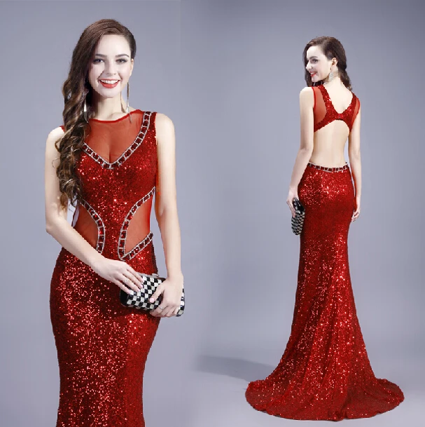 Женское вечернее платье-русалка, красное платье с блестками и открытой спиной, для выпусквечерние вечера, для подружки невесты, 2018
Женское вечернее платье-русалка, красное платье с блестками и открытой спиной, для выпусквечерние вечера, для подружки невесты, 2018