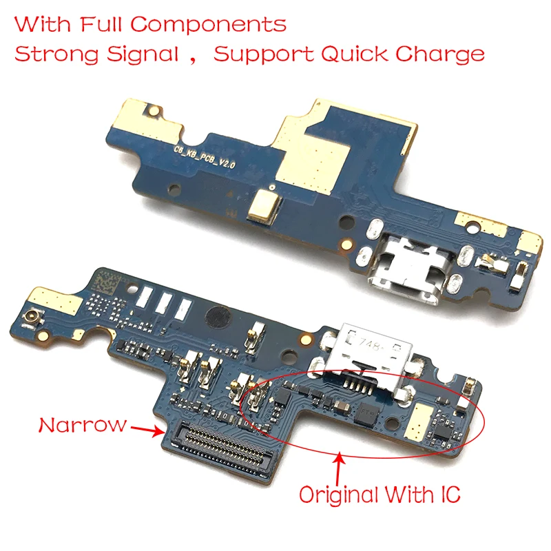 

USB Board Port Charger Plug Socket Jack Connector Flex Cable For Xiaomi Redmi Note 4X Prime Global Mobile Phone 4GB RAM 64GB ROM