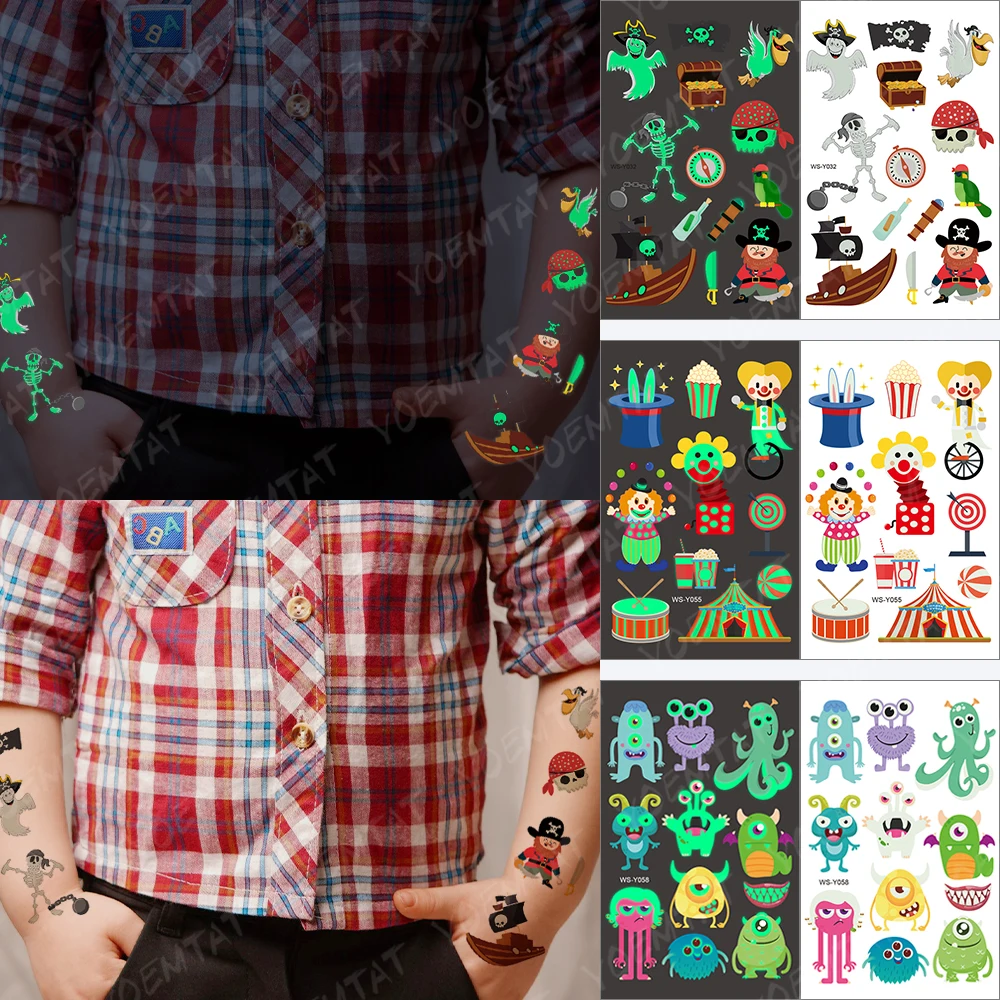 Transfer Tattoo For Children Boys Baby Temporary On Hand Translations Glitter Kids Luminous Pirate Cute Show Party Night Glowing
Transfer Tattoo For Children Boys Baby Temporary On Hand Translations Glitter Kids Luminous Pirate Cute Show Party Night Glowing