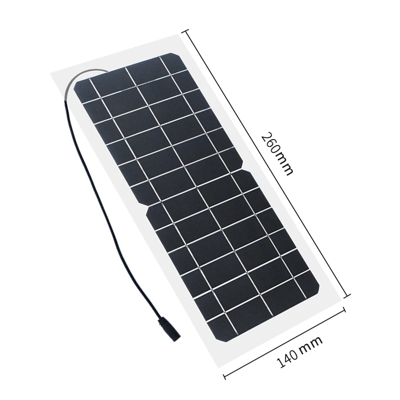 10W Solar Panel 12V Battery Charger System Double Usb Camping Phone Light Boat | Электроника