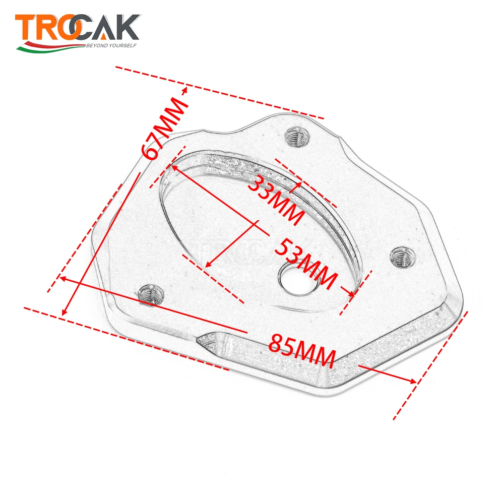 2020 New For Kawasaki ER-6N ER6N Z650 Z900 Z800 Z900RS Z1000 Z1000SX cnc Kickstand Plate Extension Pad Stand Enlarger
2020 New For Kawasaki ER-6N ER6N Z650 Z900 Z800 Z900RS Z1000 Z1000SX cnc Kickstand Plate Extension Pad Stand Enlarger