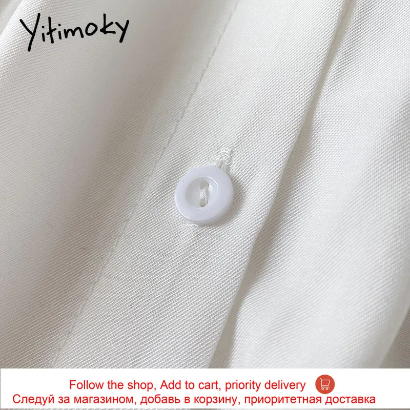 Yitimoky Women Shirts Korean Fashion Sweet Ruffled Top 2021 Spring summer New Long Sleeve Solid Casual Button Up Shirt Blouse
Yitimoky Women Shirts Korean Fashion Sweet Ruffled Top 2021 Spring summer New Long Sleeve Solid Casual Button Up Shirt Blouse